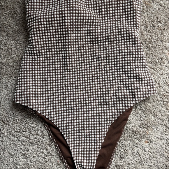 Abercrombie & Fitch Other - Abercrombie & Fitch Brown and White Patterned swimsuit